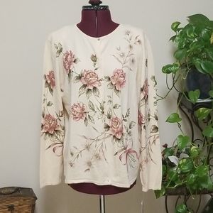 alfred dunner Women's Cardigan Size M